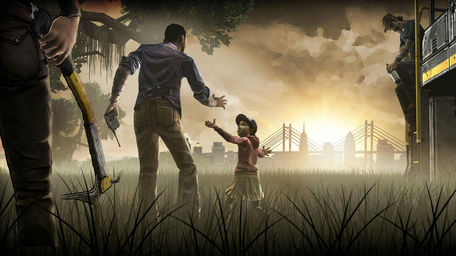 the walking dead game poster