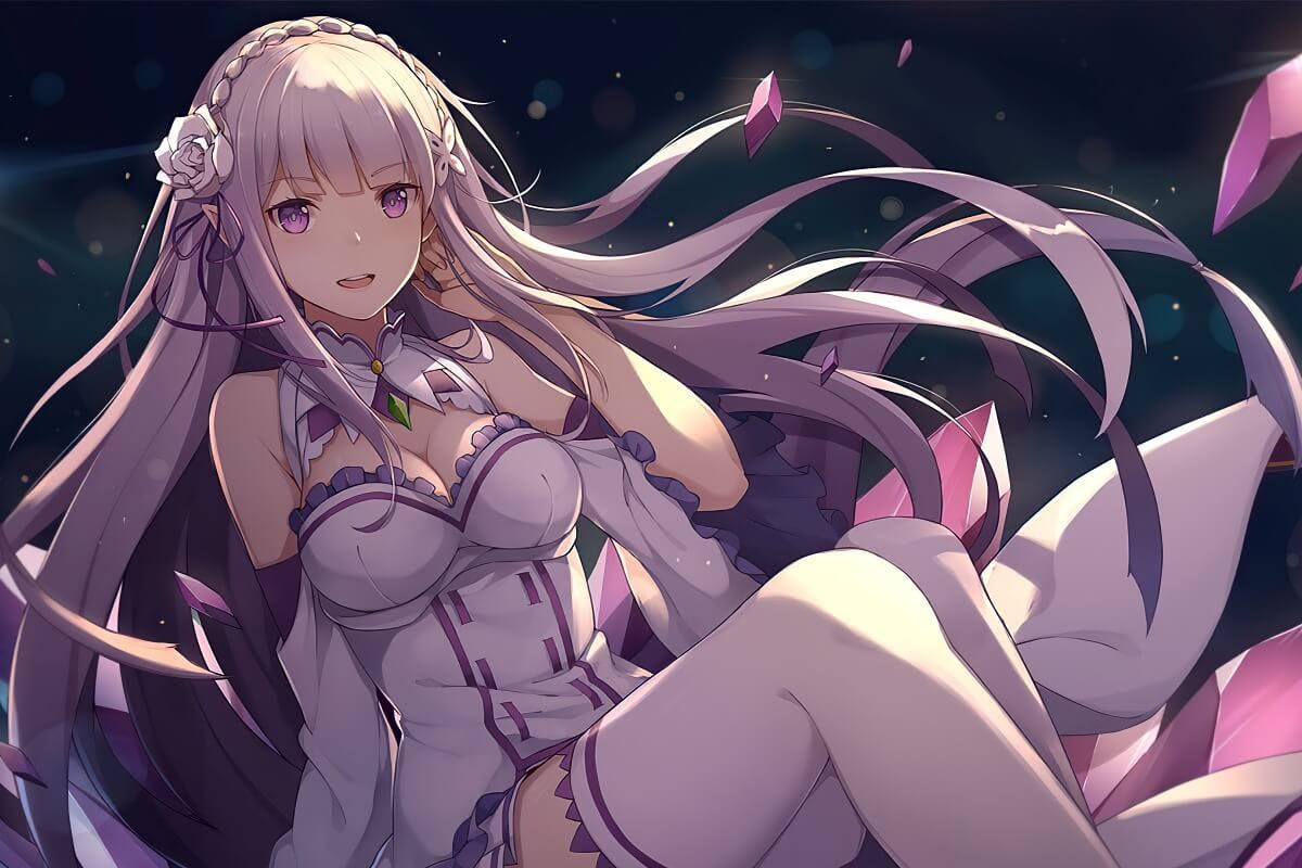 emilia re zero anime